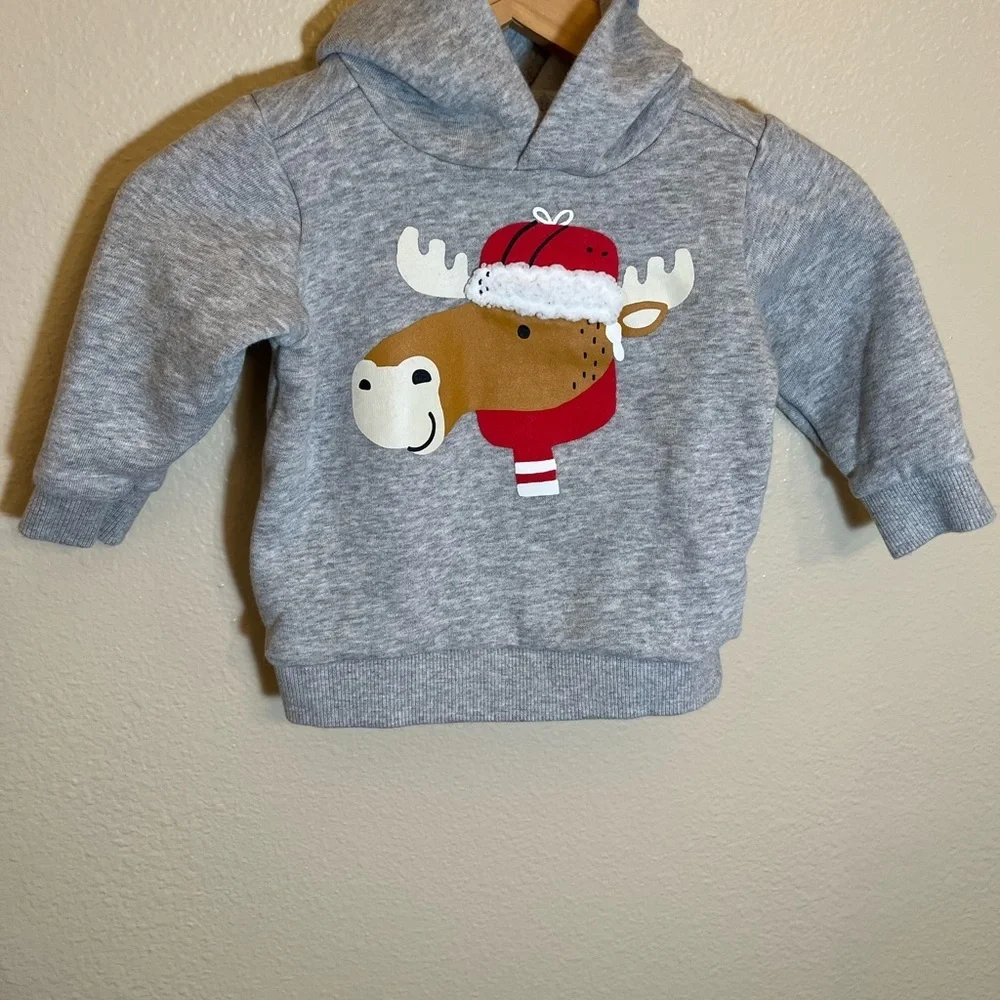 Bundle Carter’s 9 Month Red Buffalo Plaid Holiday Romper Vest Sweatshirts